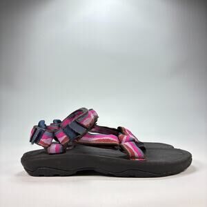 Teva Hurricane XLT2 Pink Black Sports Hiking Sandals 1019390C Youth Size 13